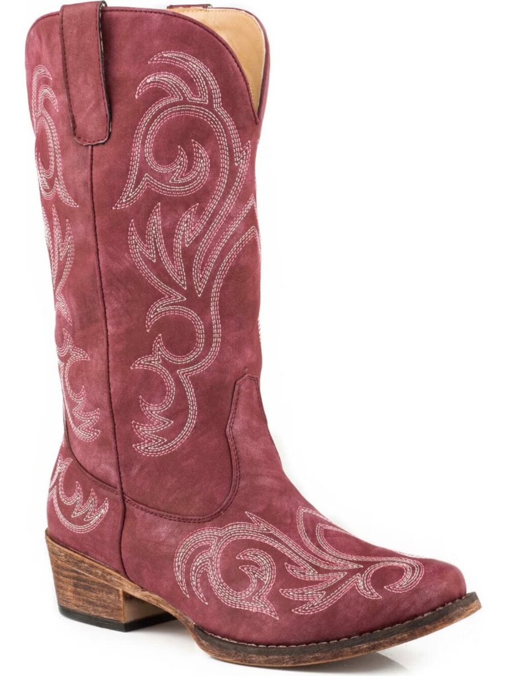 Roper Raspberry Riley Vintage Western Boots - Snip Toe (size 8.5)